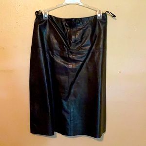 Banana Republic 100% leather skirt. No flaws.